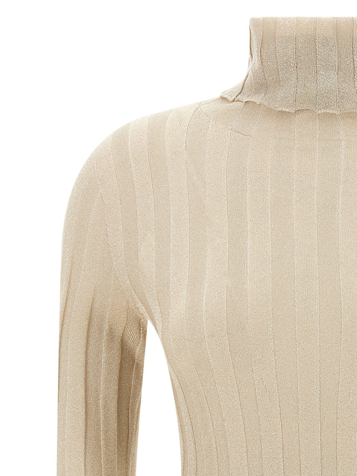 Fabiana Filippi Lurex Sweater Sweaters and Cardigans - Gold | fb0fb46eab75db010a5a5b99dd3e8cbf0fec71c2