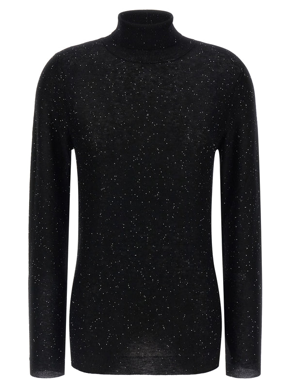 Sequin Sweater Sweaters And Cardigans Black