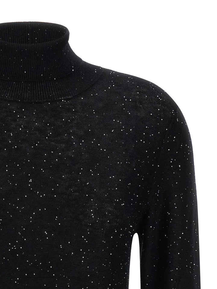 Fabiana Filippi Sequin Sweater Sweaters and Cardigans - Black | b2c71f30dcb6e37cb47c902f401ad33f189e0a95