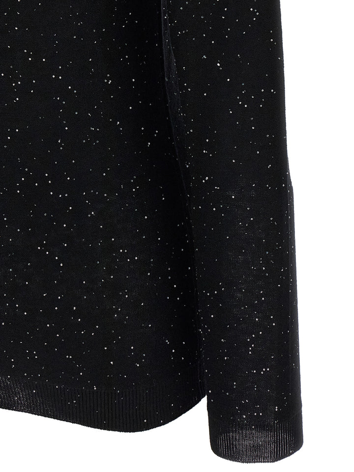 Fabiana Filippi Sequin Sweater Sweaters and Cardigans - Black | 79938c6d868402b8e0b8a04258cf01a1cb91dde0