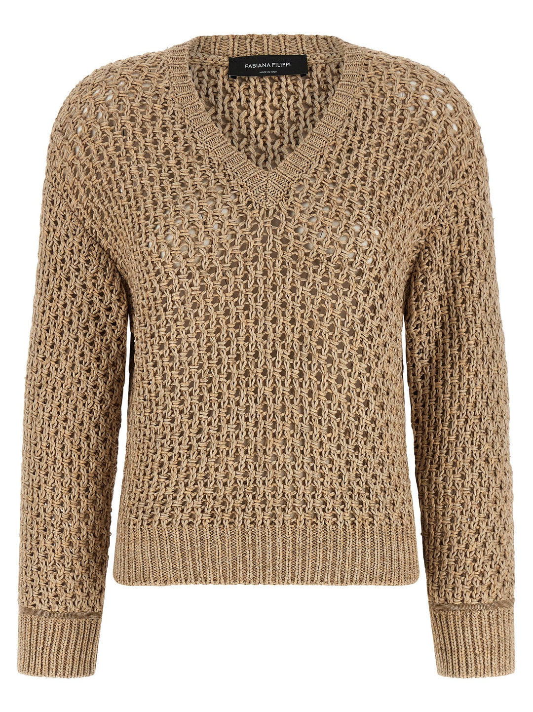Fabiana Filippi Mouliné Yarn Sweater Sweaters and Cardigans - Brown | 6936ad0106d522e480e9e3ec47d2af3fb15177a1