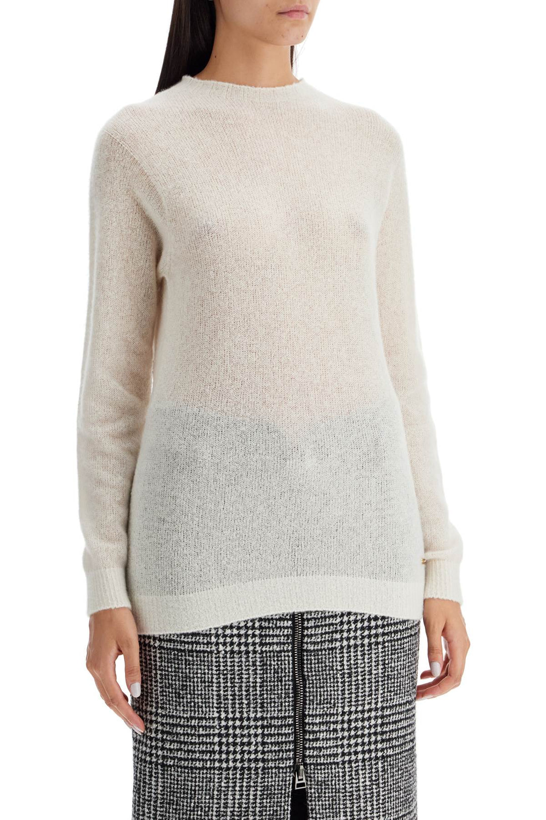 Pullover In Cashmere E Seta