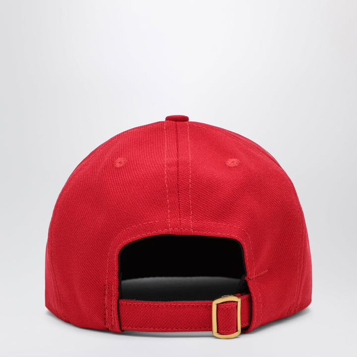 Willy Chavarria Red Diablo Hat In Polyester