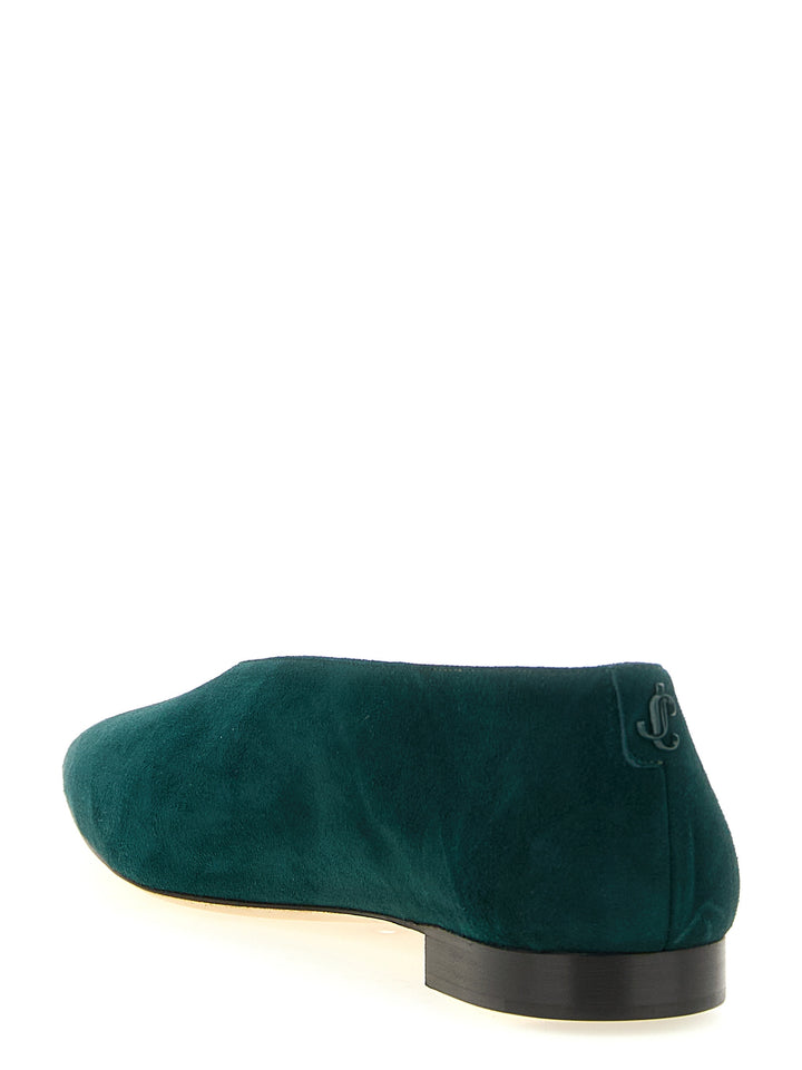 Jimmy Choo Margot Flat shoes - Green | 94955c62bf3e3eb37463e88bf38df4e31c8ddd36