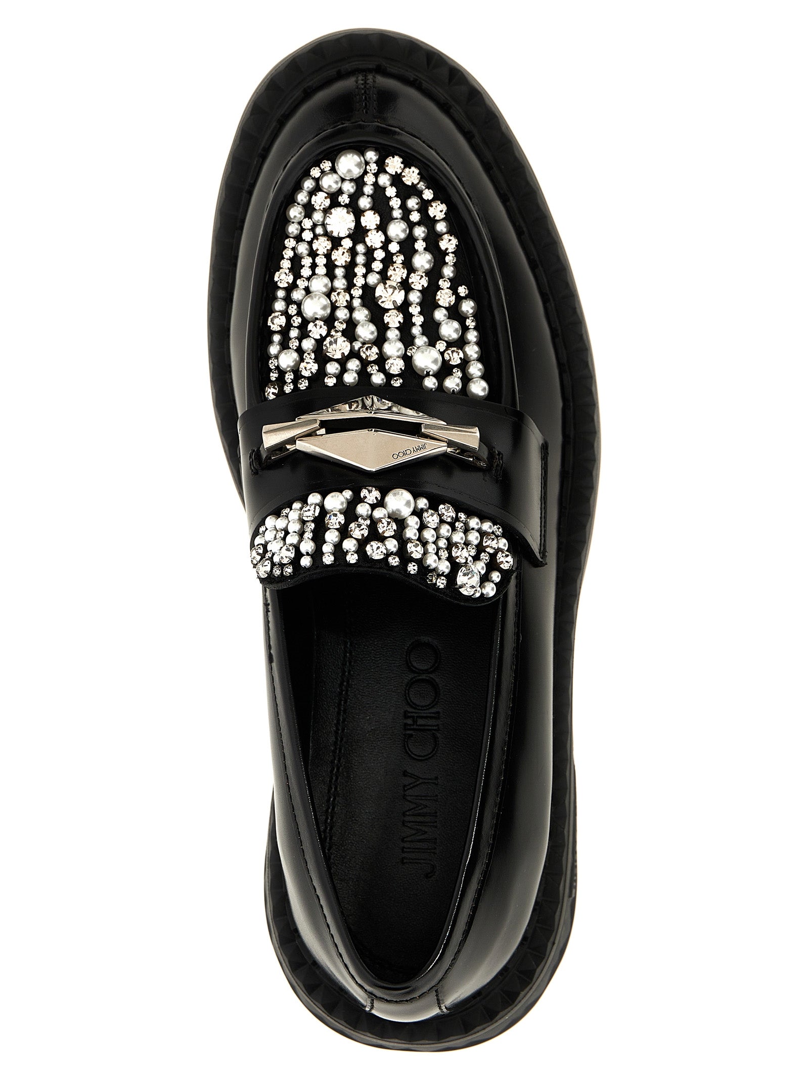 【送料&関税込】Jimmy Choo marlow Diamond Loafers Jimmy Choo Marlow Diamond Loafers Black | Wanan Luxury