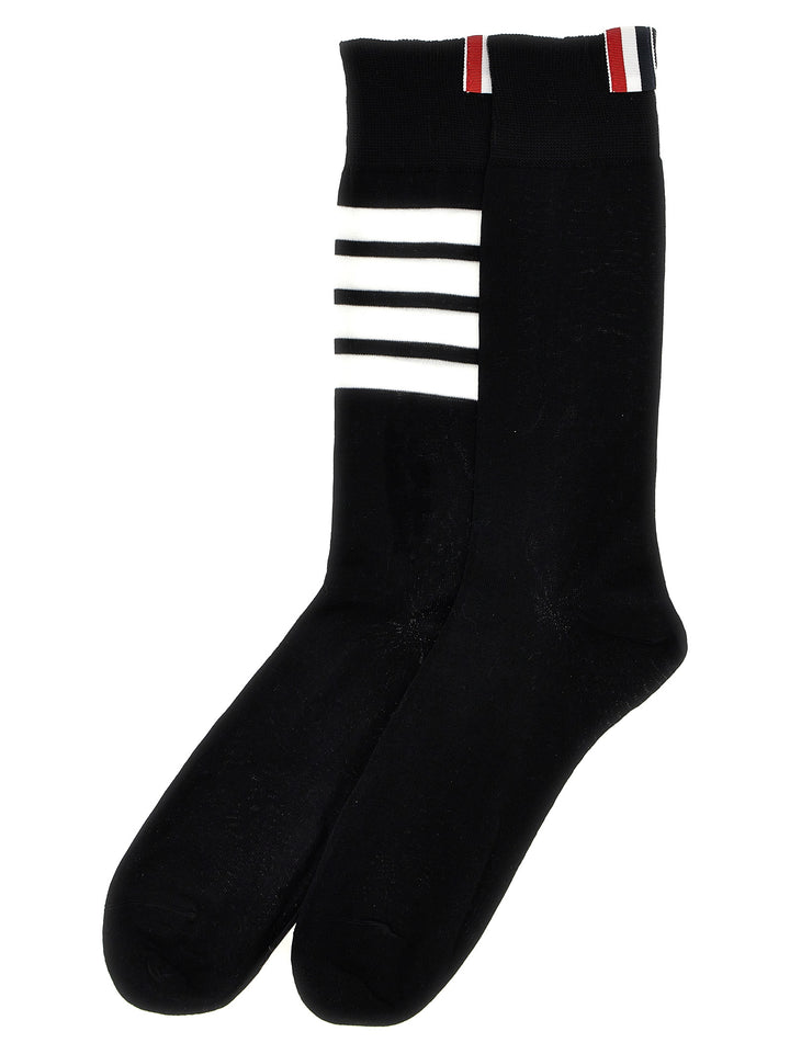 4 Bar Socks White/Black