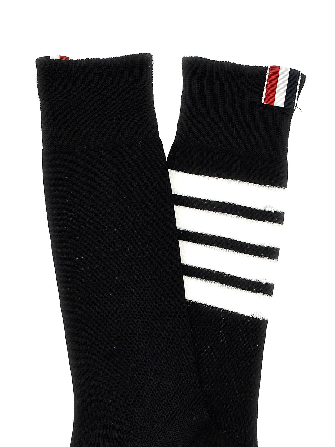 4 Bar Socks White/Black