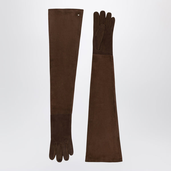 Long Volpe Suede Nappa Gloves