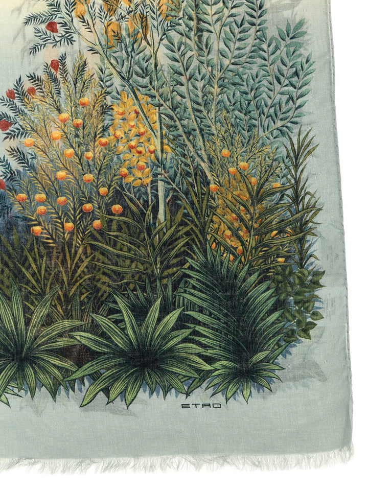 Henri Rousseau Scarves, Foulards Multicolor