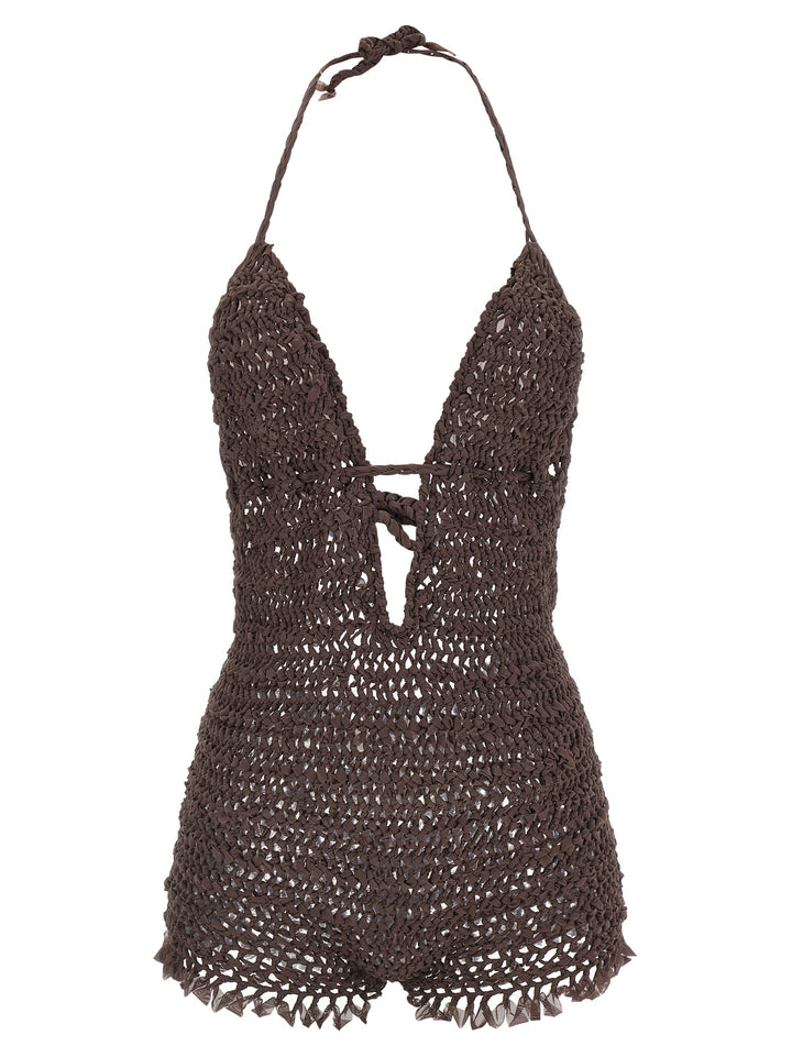 Allis Matilde Beachwear - Brown | 45434eddde9171f8661837eceb91bf8ba8bbd6fe