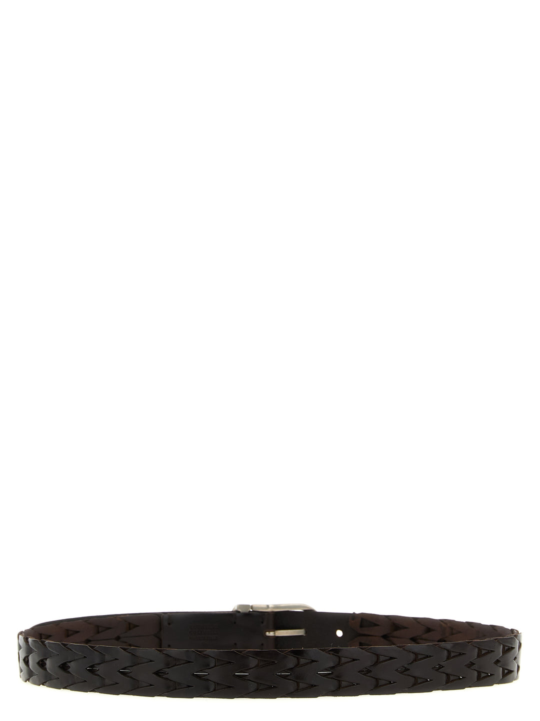Brunello Cucinelli Braided Leather Belt Belts - Brown | 6b35f7bb368828f16ad787c451b0f40f891ca947