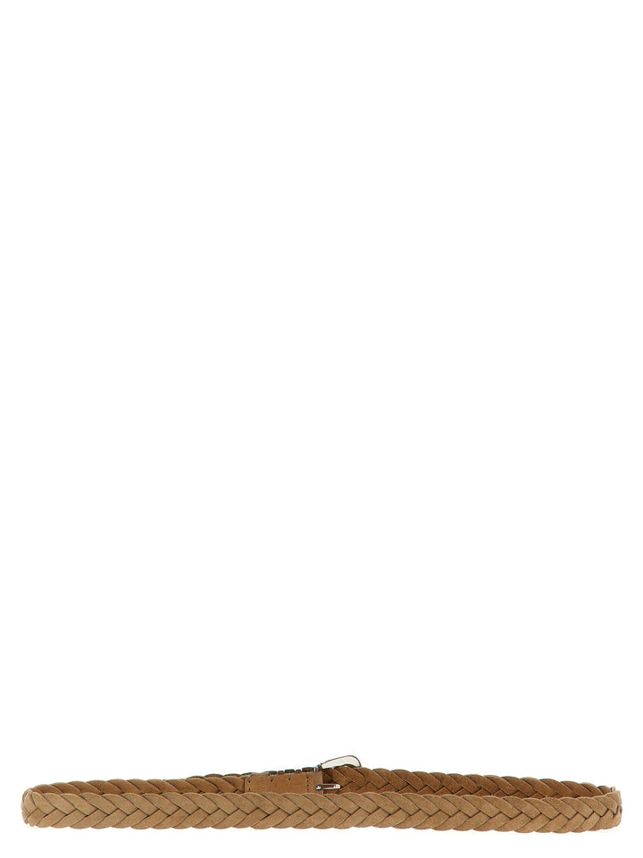 Brunello Cucinelli Braided Calfskin Belt Belts - Beige | 03de3809852bab0ca3cb414b0fc91045fd3273c7