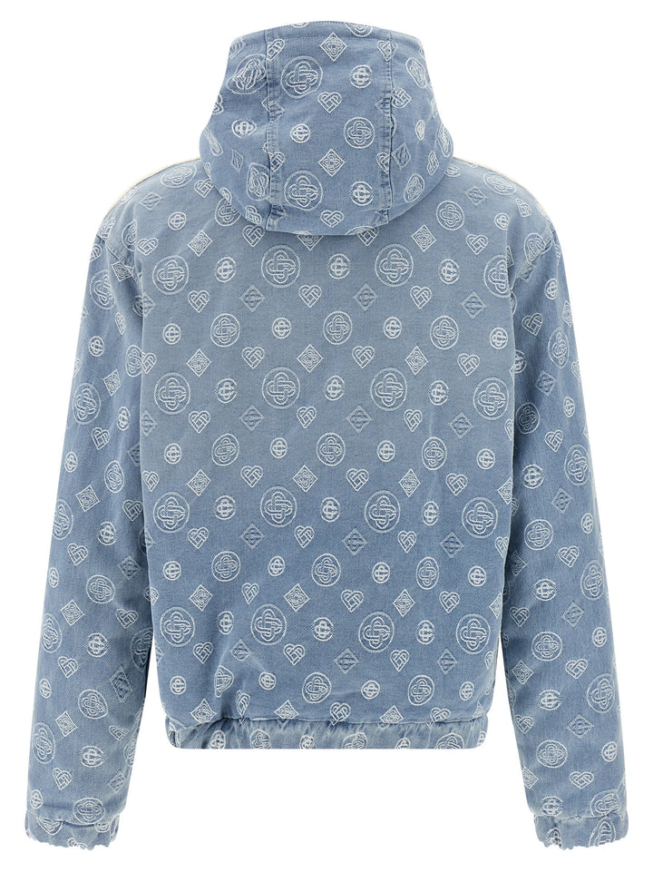 Casablanca Monogram Reversible Jacket Puffer Jackets - Multicolor | 05ca0614356e625e0416f3c2cf66c2072fe8e2ad