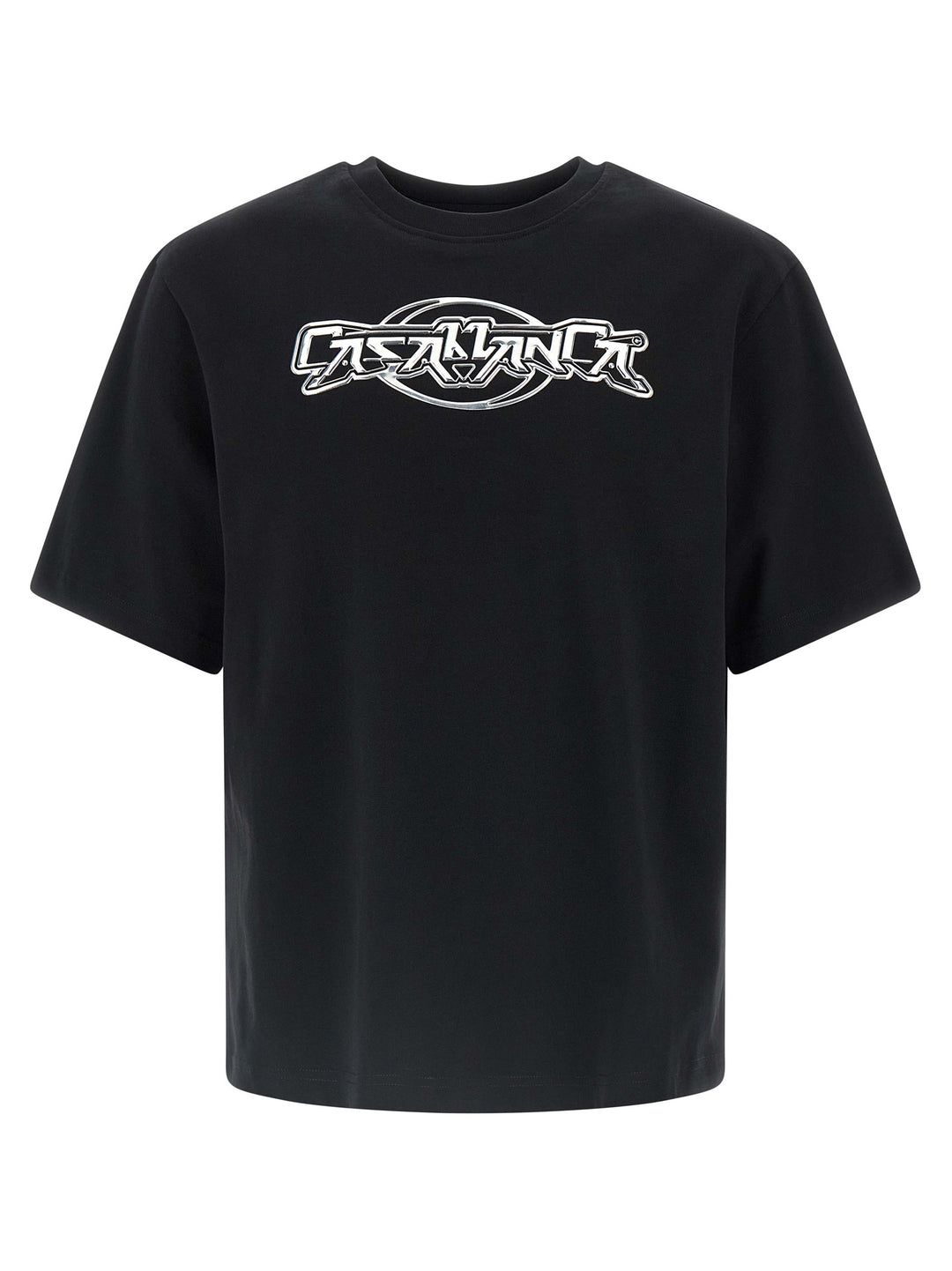 Casablanca Casablanca Chrome T-shirt - Black | 27ee4ba506c5365c7d33e67593a8bc2b6eb9a23b