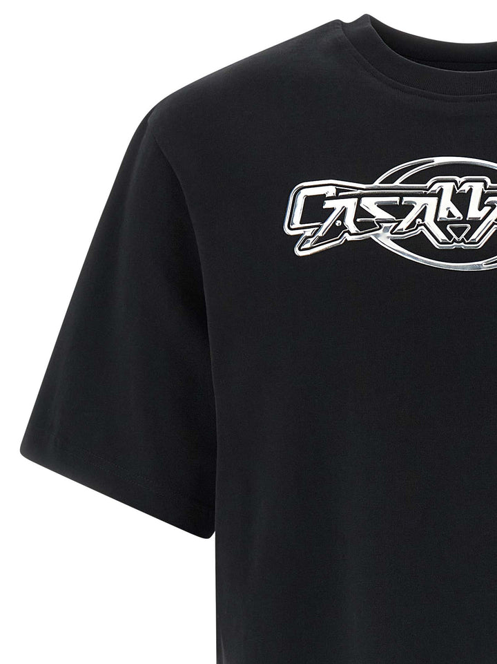 Casablanca Casablanca Chrome T-shirt - Black | a1ce75f8a00a49aa87a948b09a43aa589f3b7b44
