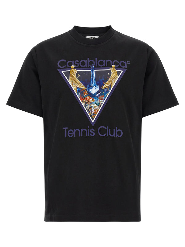 Monde Perdu Tennis Club Icon T-Shirt Black