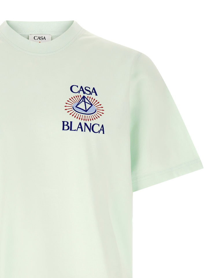 Casablanca Celestial Pyramid T-shirt - Light Blue | f85e65ea65c1fdc52078766bbc99f7dfc2586f30