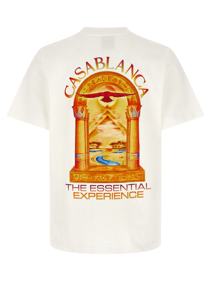 Casablanca Hermons Mirage Arch Icon T-shirt - White | a09e40237c60c451c52875c9ff5cac9ccd265fef