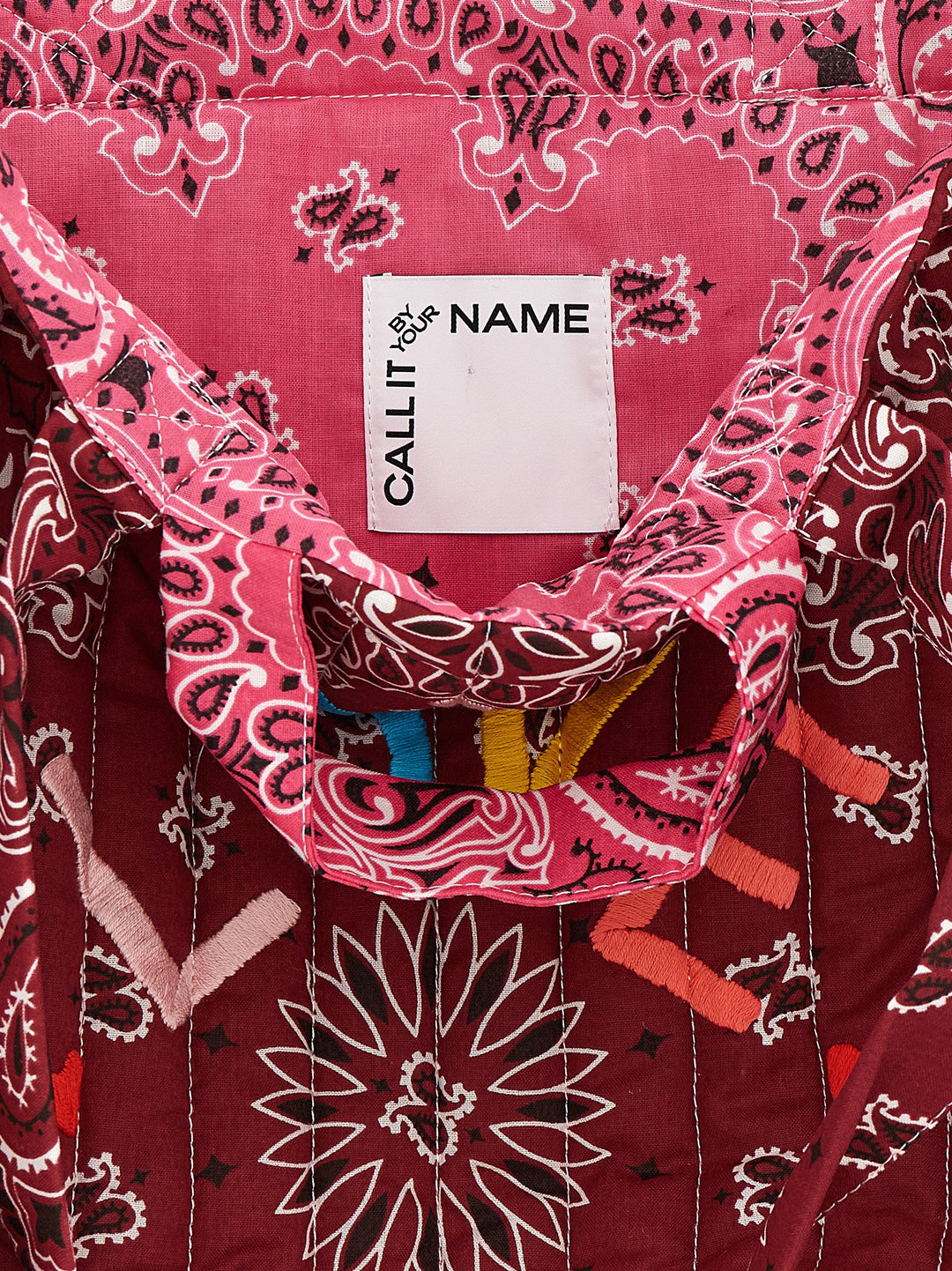 Call It By Your Name Cabas Tote Bag - Fuchsia | f3f1c13b9d496968022cad1c3c29465b4eb6e3f0