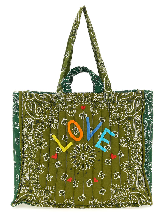 Cabas Tote Bag Green