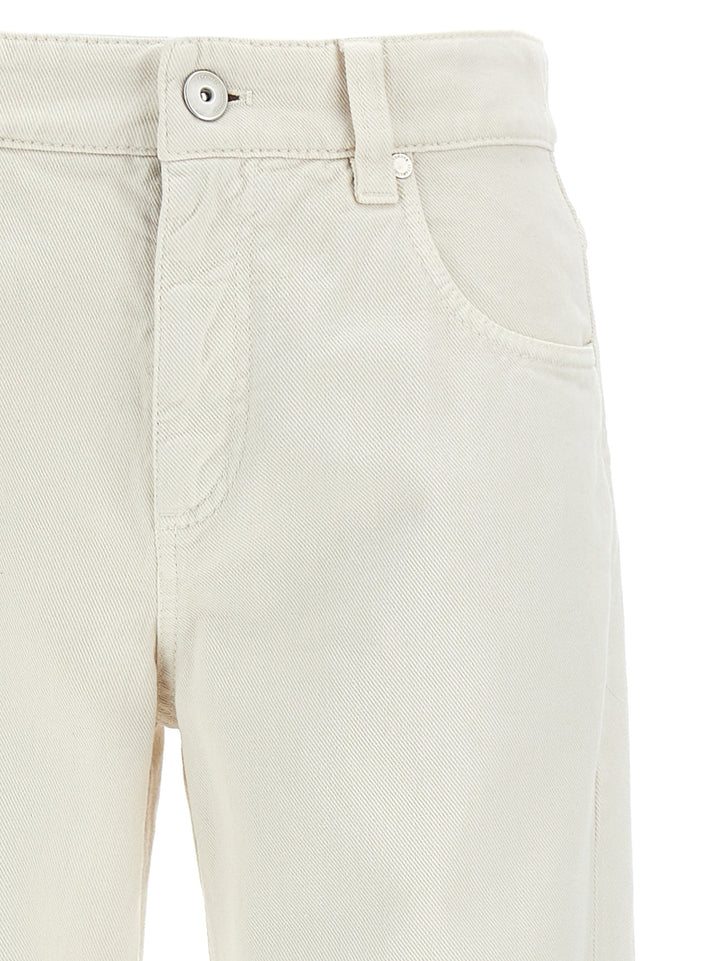 Loose Jeans Beige