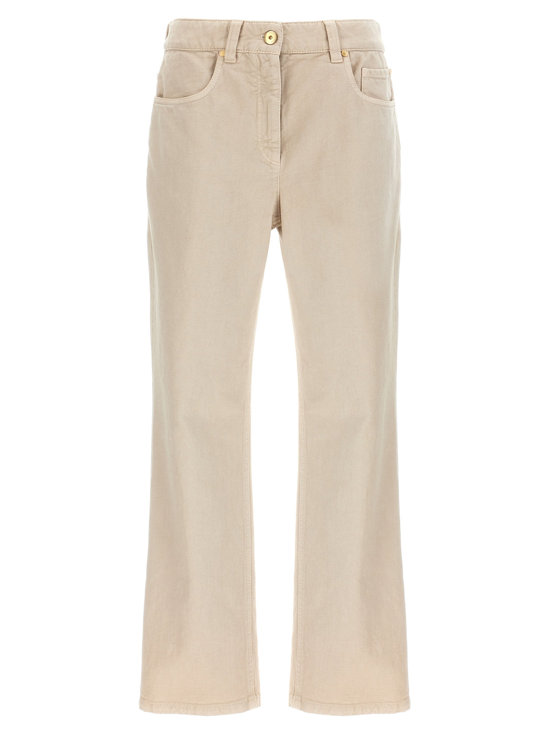 Dyed Jeans Beige