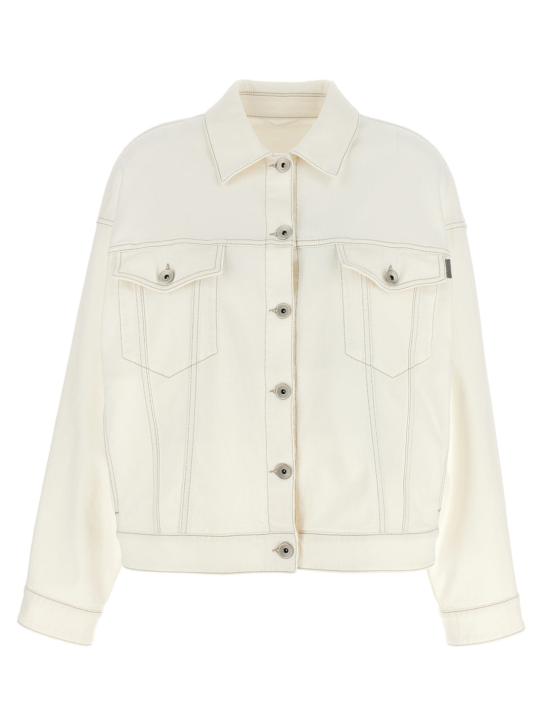 Denim Jacket Casual Jackets, Parka White