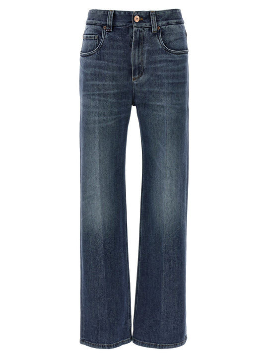 Contemporary Loose Jeans Blue