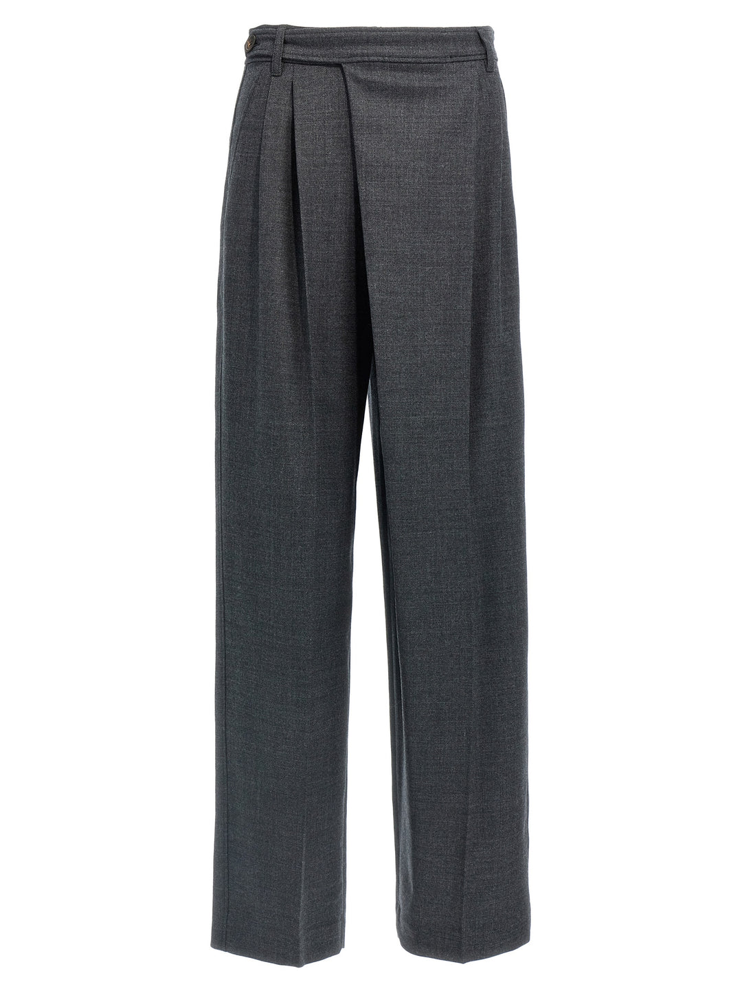 Loose Wrapped Pants Gray