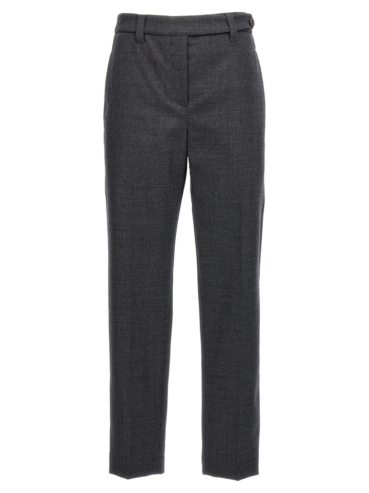 Wool Pants Gray