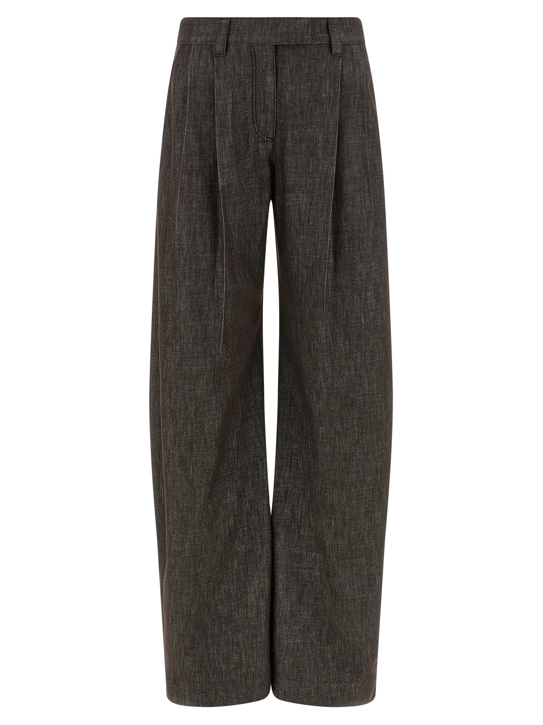 Brunello Cucinelli Loose Curved Jeans - Brown | 397d6c44dda5f9468adf963a50f48e55d694c05d