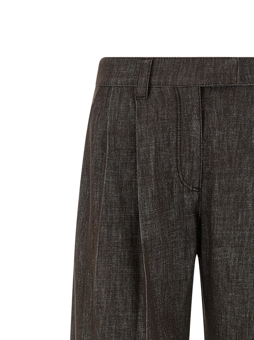 Brunello Cucinelli Loose Curved Jeans - Brown | afe020a6646ecdcd25b23ea18fb7e410022825ec