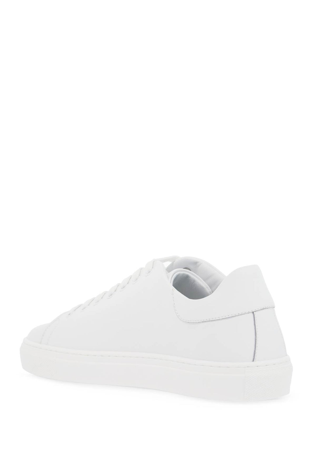 Sneakers In Pelle Con Stampa Logo