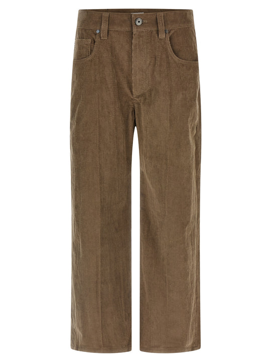 Corduroy Pants Beige