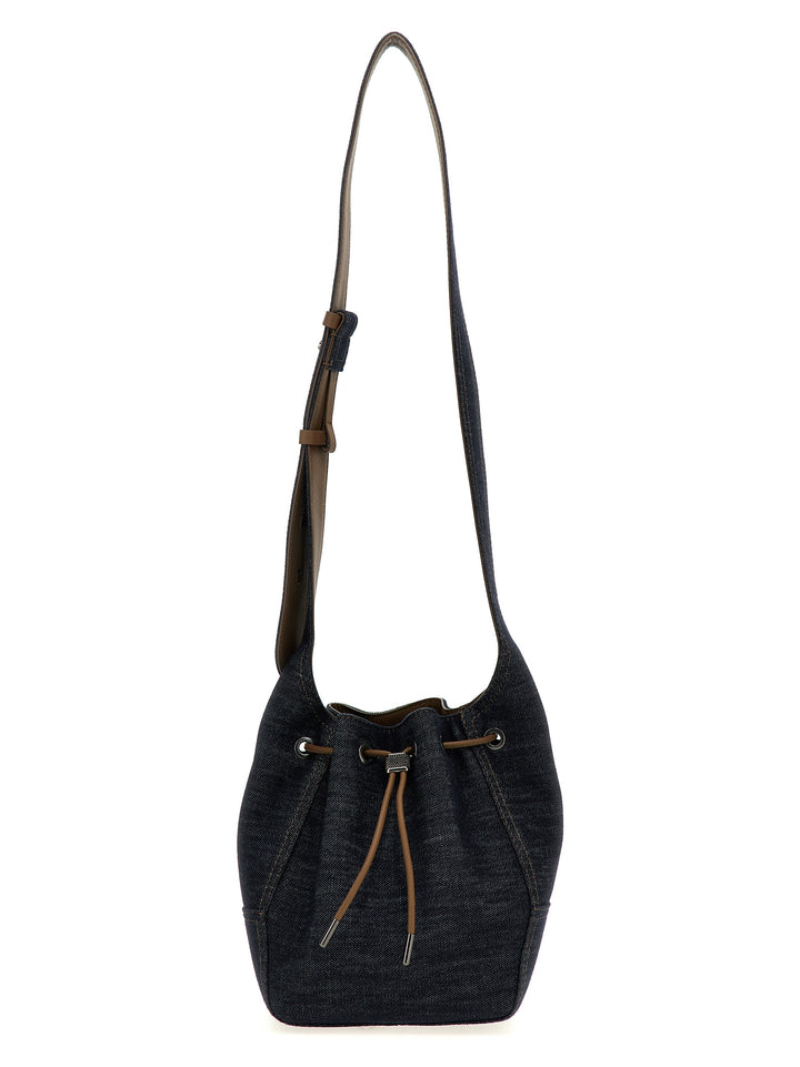 Monile Shoulder Strap Crossbody Bags Blue