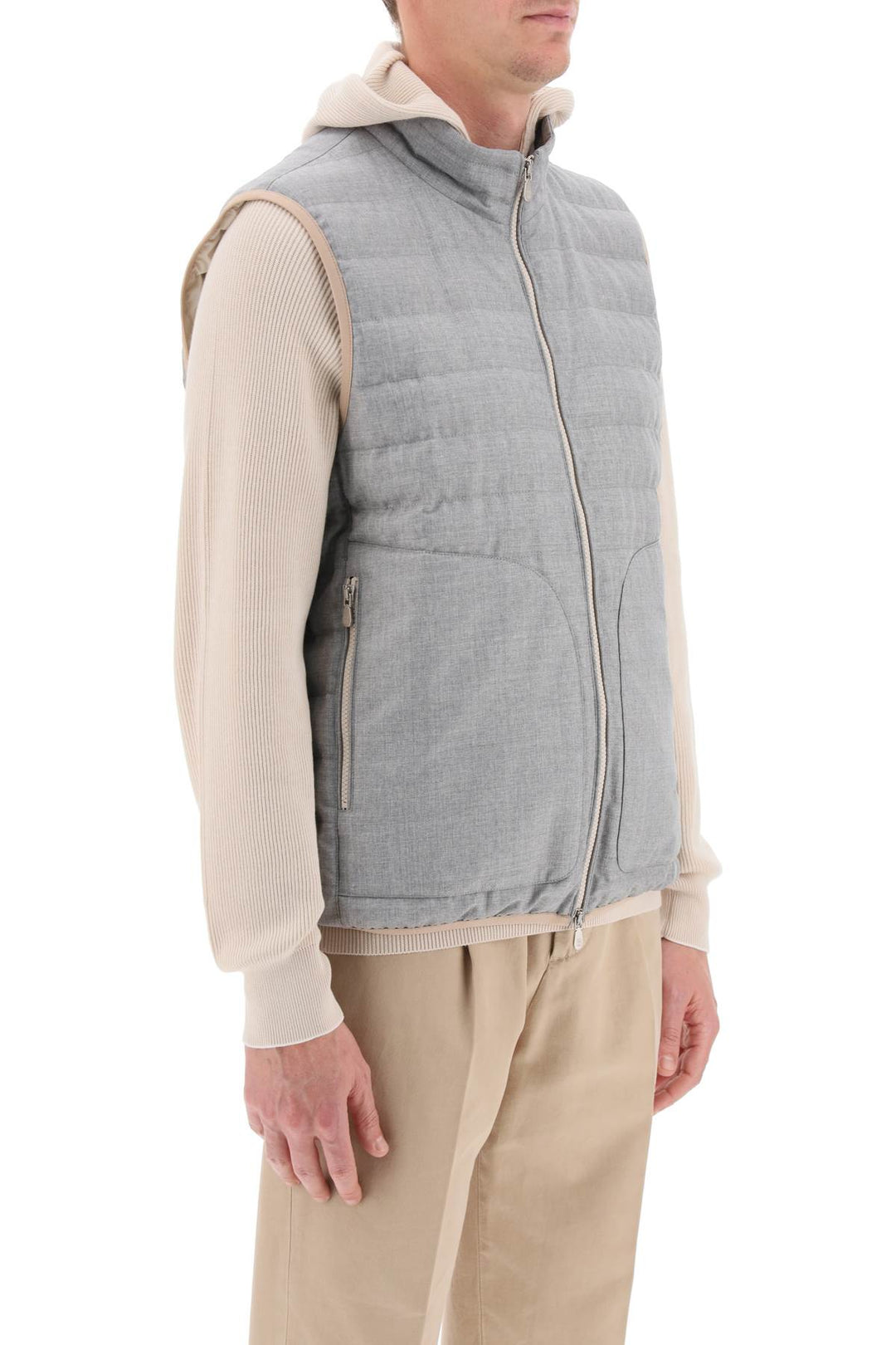 Wool Down Vest