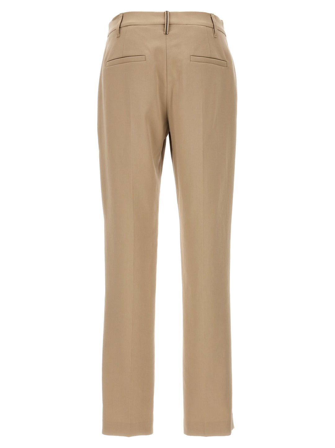 Brunello Cucinelli Cigarette Pants - Beige | 3fce07dd8029bdce489e1fab1857888170ac91de