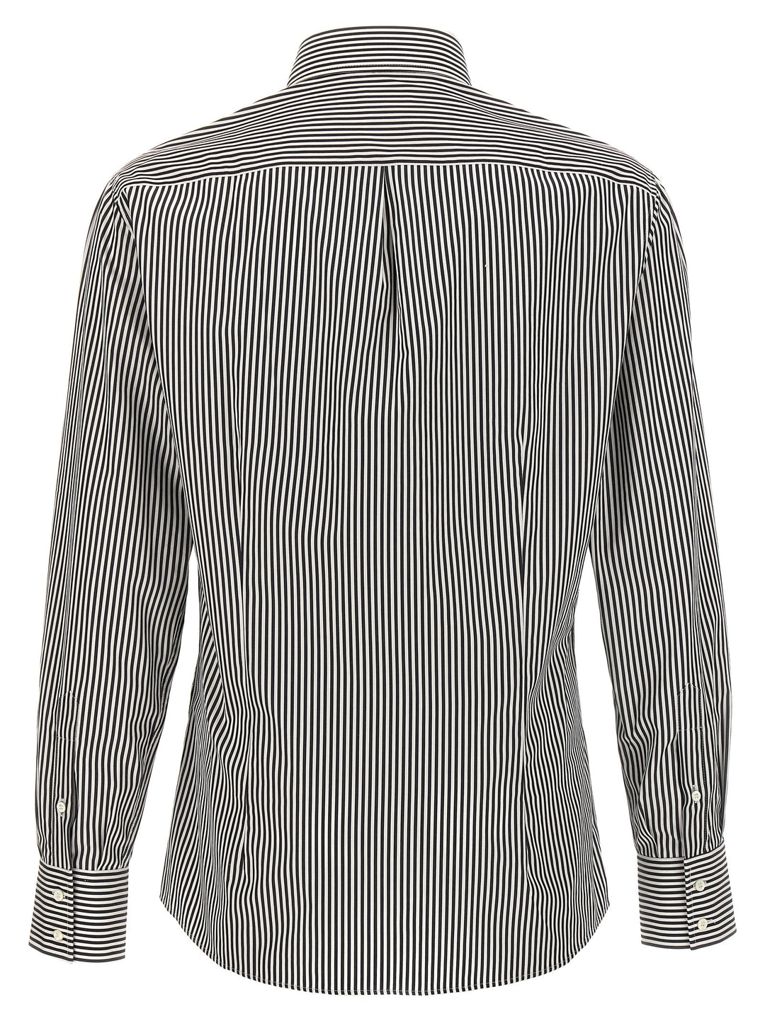 Striped Shirt Shirt, Blouse White/Black