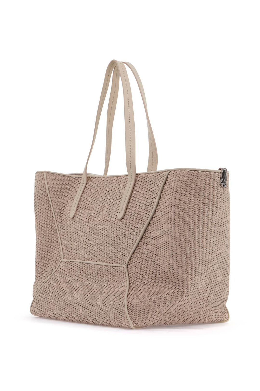 Borsa Tote In Rafia Techno