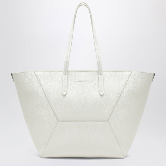 Bc Duo Bag In Ivory Leather