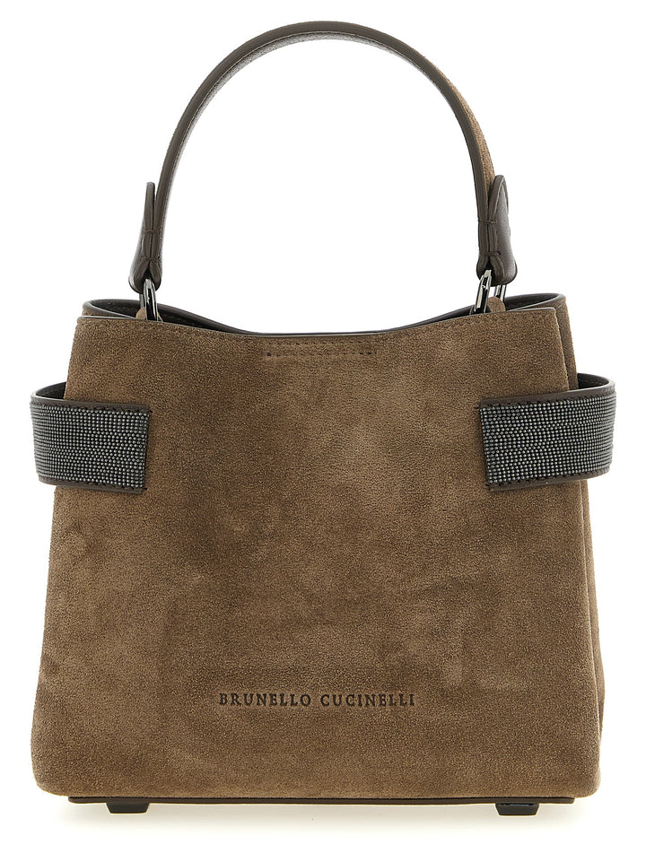Brunello Cucinelli Essence Hand Bags - Brown | 0f91f2ebacfab5125bd7a65f4fece4564270fe15