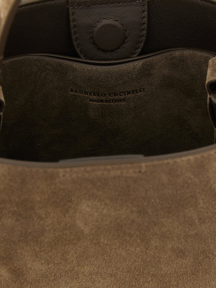Brunello Cucinelli Essence Hand Bags - Brown | d438457594b92e6def1243493556e8bde0b5af71