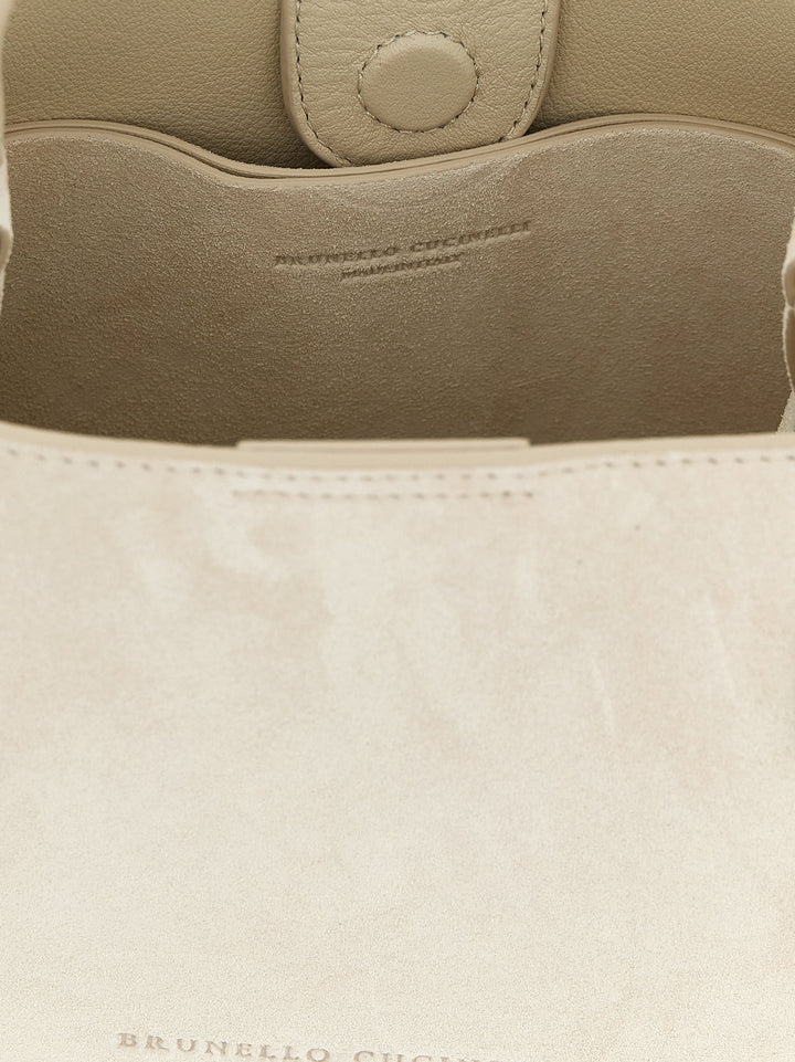Brunello Cucinelli Monile Hand Bags - White | d004fbf185b12e357693d0ddd7b658a4f58dfb64