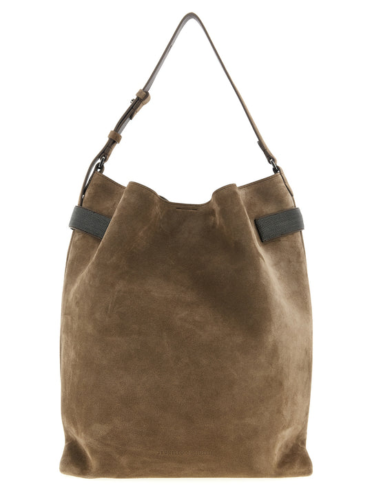 Essence Shoulder Bags Brown