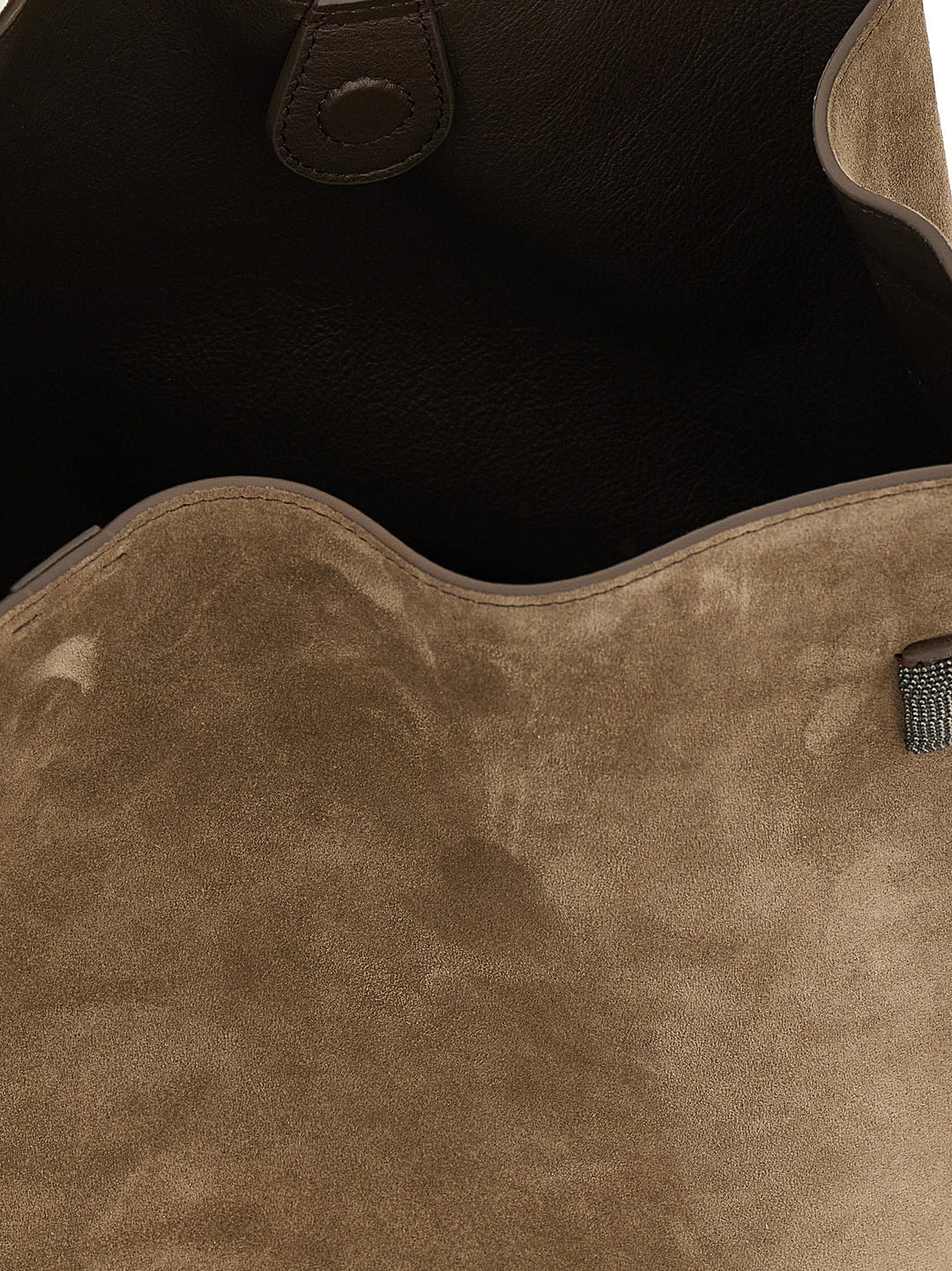 Brunello Cucinelli Essence Shoulder Bags - Brown | 40f8b1f99eae9b3ae8211c511532fb740e733d59