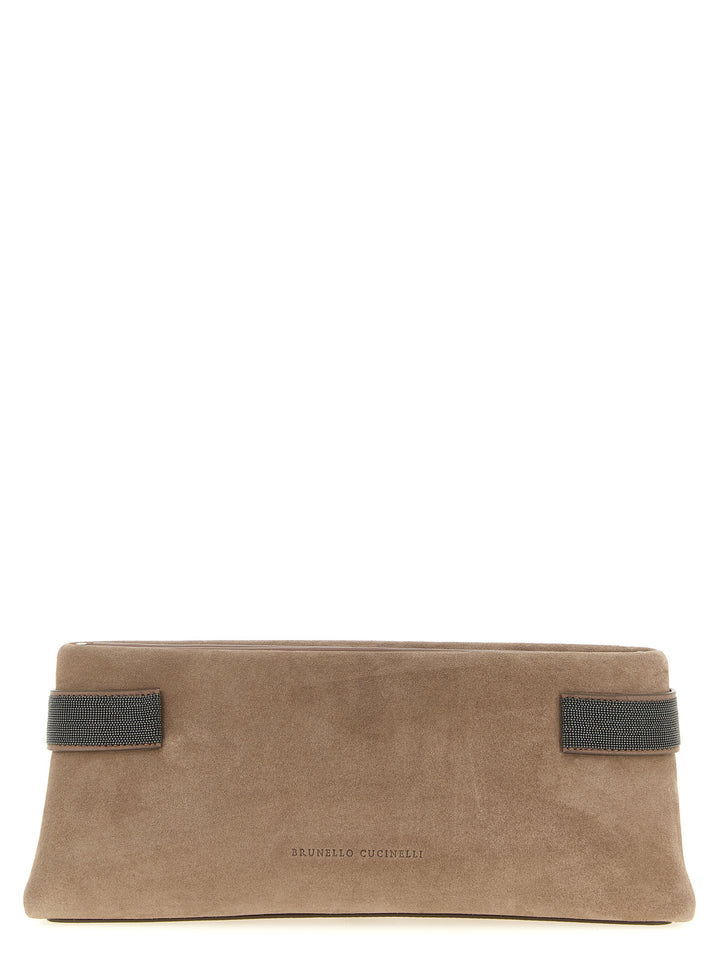 Brunello Cucinelli Essence Clutch - Beige | 832db6fa909507d4d12fb643c06df0803ebe371b