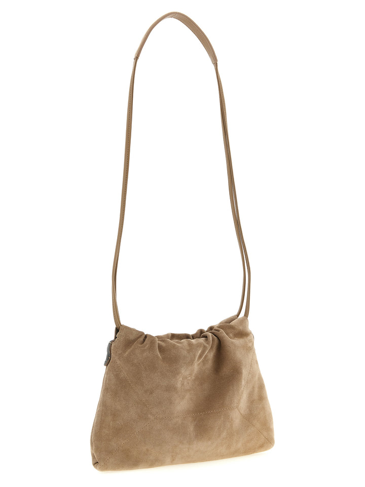 Brunello Cucinelli Bc Duo Clutch - Brown | 80f78188e55017f38880fba1d12347b59c59110a