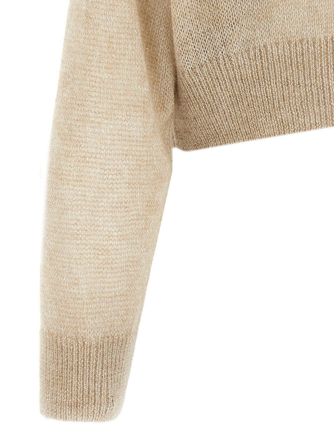 Lurex Sweater Sweater, Cardigans Beige