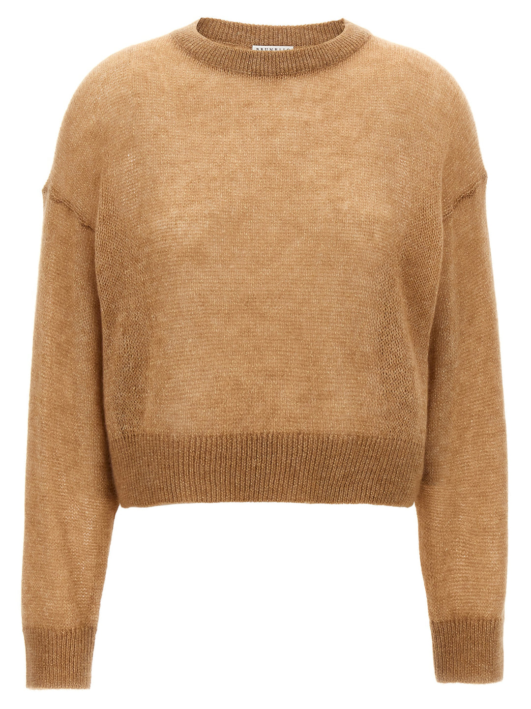 Lurex Sweater Sweater, Cardigans Beige