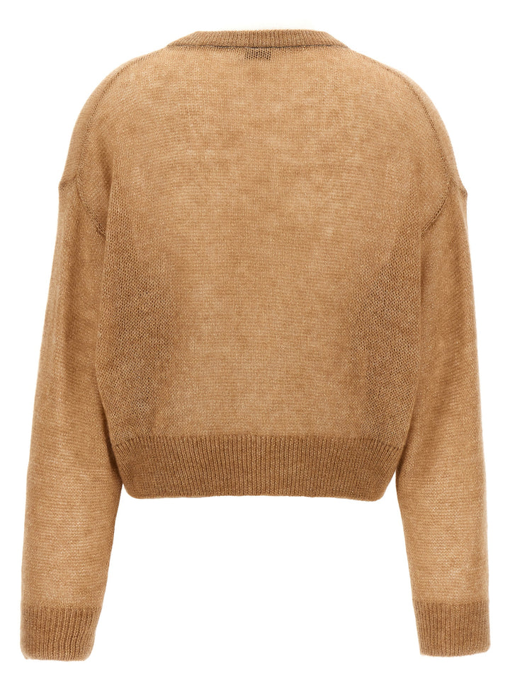 Lurex Sweater Sweater, Cardigans Beige